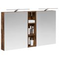 vidaXL Set kabinetov do kúpeľne 3 ks 120 x 14,5 x 70 cm