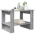 vidaXL Konferenčný stolík Sivý Sonoma 72 x 50 x 50 cm Kompozitné drevo