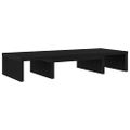 vidaXL Nastaviteľný stojan na monitor, čierny dub, 60x24x10,5 cm, umelé drevo