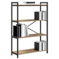 vidaXL Regál na knihy 80 x 30 x 120 cm Kompozitné drevo Remeselný dub