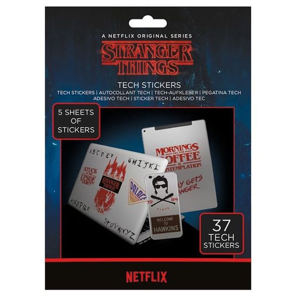Sada vinylových samolepiek Stranger Things (37 ks)
