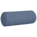 vidaXL Podložkové vankúše 2 pcs Modrá Ø 15 x 40 cm Kordúrová tkanina