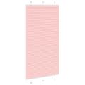 vidaXL Plisovaná roleta ružová 105x200 cm šírka látky 104,4 cm polyester