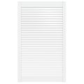 vidaXL Lamelové dvierka na skrinku, biele 99,3x59,4 cm, borovica