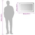 vidaXL LED kúpeľňové zrkadlo 80x50 cm