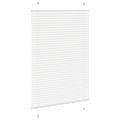 vidaXL plisovaná roleta biela 85x150 cm šírka látky 84,4 cm