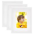 vidaXL 3D fotorámiky 3 ks biele 20x25 cm 13x18 cm na obrázok