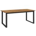 vidaXL Záhradný stôl s nohami v tvare U 180x90x75 cm akáciový masív