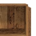 vidaXL Recepčný stôl staré drevo 55x50x103,5 cm kompozitné drevo