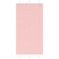 vidaXL Plisovaná roleta ružová 110x200 cm šírka látky 109,4 cm polyester