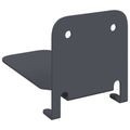 vidaXL Neviditeľná plávajúca polica 8 ks Antracit 6 x 11 x 6,5 cm