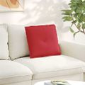 vidaXL Poduška na chrbát Červená 50 x 19 x 45 cm látka