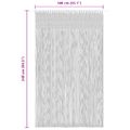 vidaXL Záclona macrame antracitová 140x240 cm bavlna