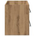 vidaXL Kúpeľňová skrinka pod umývadlo, dubový drevený remeselník, 100x38,5x48 cm, imitácia dreva