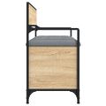 vidaXL Úložná lavička dub sonoma 85,5x42x73,5 cm kompozitné drevo