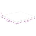 vidaXL Stolová doska 70x70x2,5 cm bambus