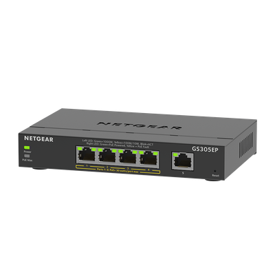 Netgear 5PT ge plus swch w/poe+