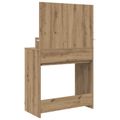 vidaXL Toaletné stolíky do spálne Remeselný dub 80 x 39,6 x 135 cm