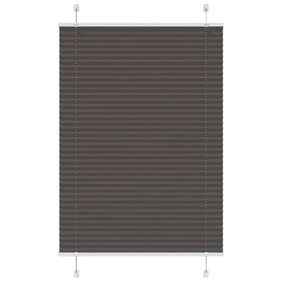 vidaXL plisovaná roleta čierna 95x150 cm Šírka látky 94,4 cm