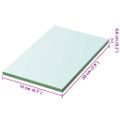 vidaXL Poličky 2 ks panel z priehľadného skla 20x12 cm