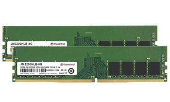 Transcend pamäť 16GB DDR4 3200 U-DIMM (JetRam) KIT (2x8GB) 1Rx8 CL22