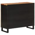 vidaXL Komoda s 2 dvierkami 90x33x75 cm masívna akácia
