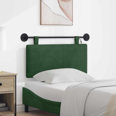 vidaXL Závesné čelo postele Jungle Green Kordúrová tkanina