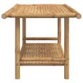 vidaXL Konferenčný stolík 90x50x45 cm bambus