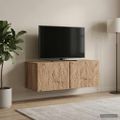 vidaXL Nástenná TV skrinka 78,5 x 31 cm Dub artisan Kompozitné drevo
