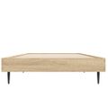 vidaXL Posteľný rám bez matraca dub sonoma 75x190 cm kompozitné drevo