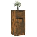 vidaXL Komody 2 ks dymový dub 30x30x70 cm spracované drevo
