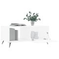 vidaXL Konferenčný stolík biely 90x50x40 cm kompozitné drevo