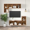 vidaXL Zostava TV skriniek 37 x 37 x 107 cm Staré drevo