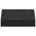 vidaXL Pad z gumových granúl na dvor Čierny 6 x 9 x 2 cm Guma