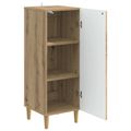 vidaXL Servírovacia skriňa Dub artisan 33 x 34,5 x 90 cm