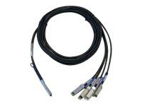 Cisco - Sítový kabel - SFP+ do QSFP - béžová - repasováno - pro P/N: FPR4225-ASA-K9, HCI-FI-6454, N9K-C9348-FX3-B24C, NC57C3-MOD-P-SYS, NC57C3-MODS-P-SYS