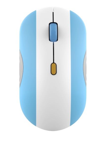Lenovo 350 Fan edition - Argentína/Kancelárska/Optická/1 600 DPI/Bezdrôtové Bluetooth/Modrá