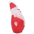 vidaXL LED vianočná akrylová figúrka Santu exteriér aj interiér 28 cm