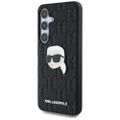 Puzdro Karl Lagerfeld HC PU Monogram K. Head Pin pre Samsung Galaxy S25 čierne