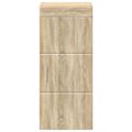 vidaXL Kúpeľňová nástenná skriňa TULUM Sonoma dub 37 x 24,5 x 86 cm