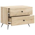 vidaXL Nočný stolík Dub sonoma 62 x 34,5 x 47,5 cm Kompozitné drevo