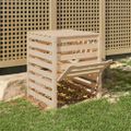 vidaXL Kompostér 63,5x63,5x77,5 cm masívne borovicové drevo