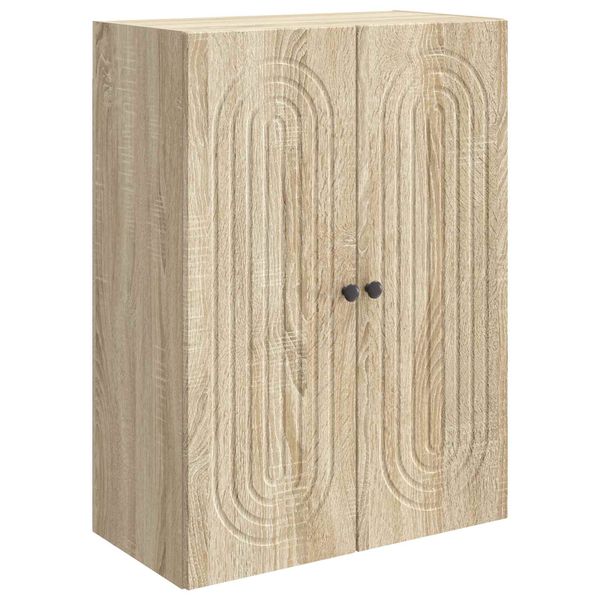 vidaXL Nástenná skrinka Dub sonoma 66 x 34,5 x 90 cm Kompozitné drevo