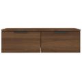 vidaXL Nástenné skrinky 2 ks hnedý dub 68x30x20 cm spracované drevo