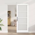 vidaXL Posuvné dvere ORKDAL Biela 86 x 211 cm
