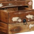 vidaXL TV skrinka na stenu 100x32x25 cm Rekultivované masívne drevo