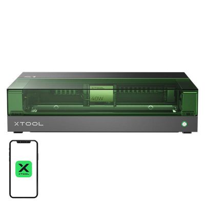 Laserový gravír xTool S1 40 W 2 v 1 – súprava „všetko v jednom“ (čierna)