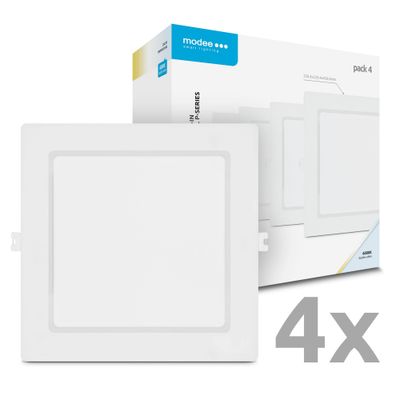 Modee LED Štvorcový LED panel - zapustený 18W 1980lm studená biela P4 (ML-LPSB6000K18WPN)