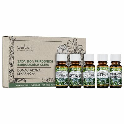 Saloos Esenciální oleje Domácí aroma lékárnička 5 x 10 ml