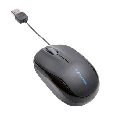 Kensington Pro Fit/Cestovná/Optická/Drôtová USB/Čierna